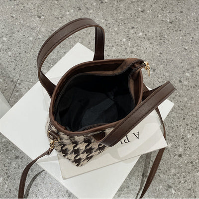 Victoria™ - Houndstooth Schoudertas