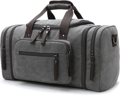 FlexVoyager - Canvas Uitbreidbare Weekendtas