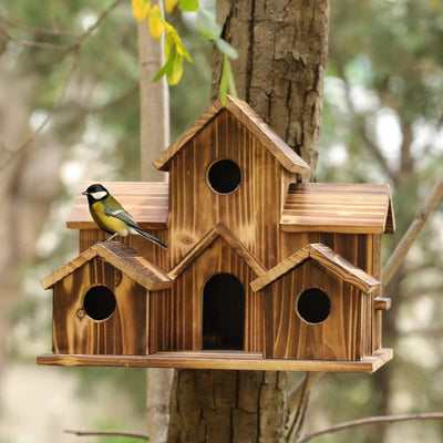 WillowNest functioneel houten vogelhuisje