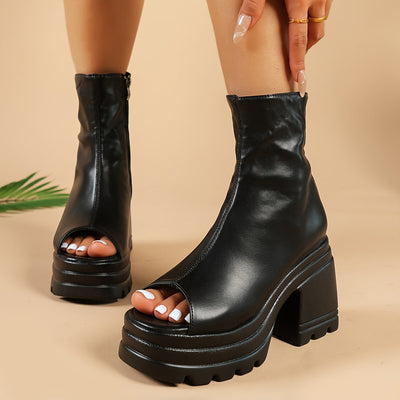 Mara | Modieuze dames sandalen met dikke hak