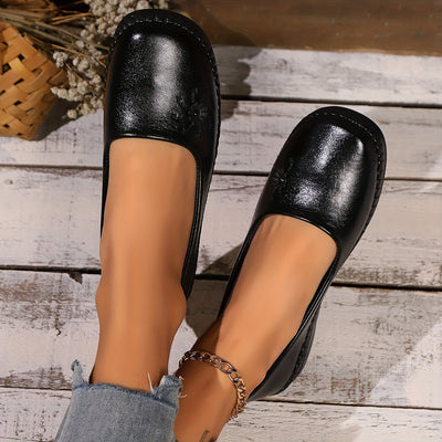 Sanne | Casual dames instappers met strikdetail