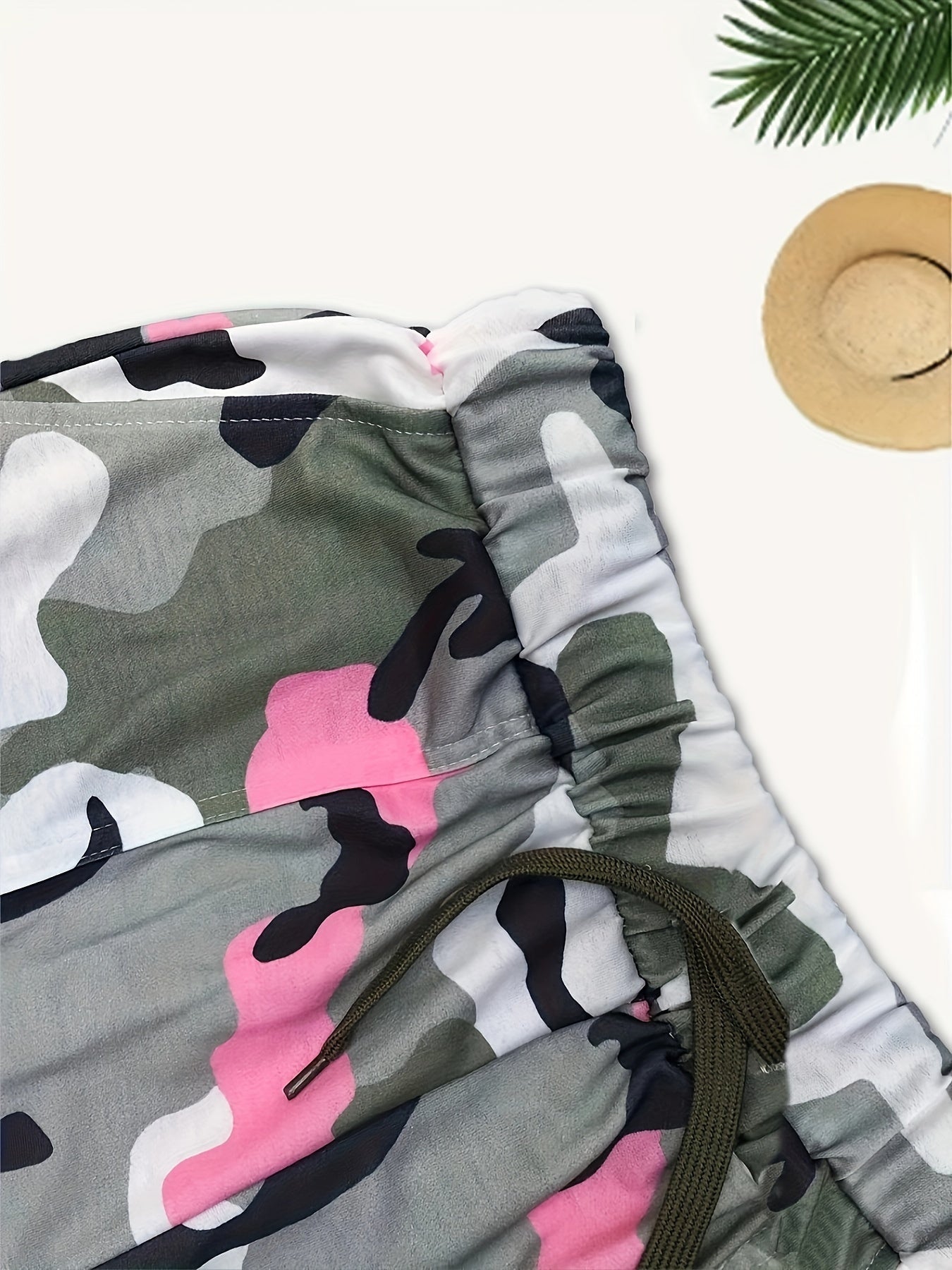 Noa | Dames camo jogger trainingsbroek met zakken