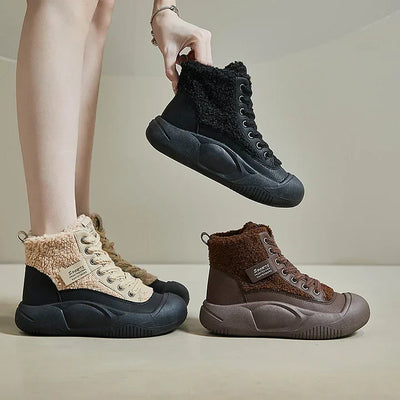 Lily - Trendy autumn ankle boots made of wool 