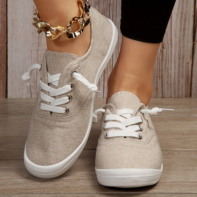 Sofie | Effen dames sneakers voor buiten