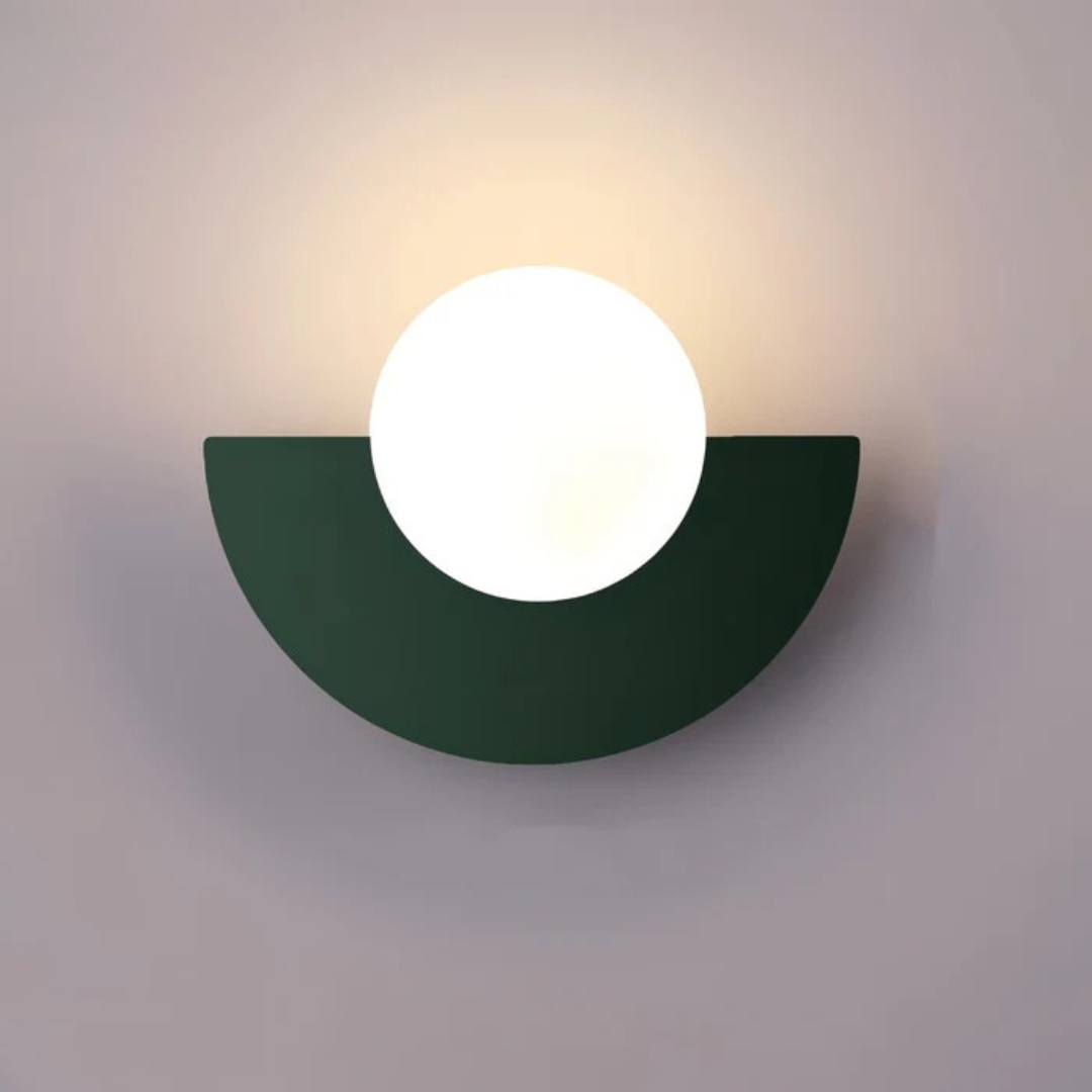 Doniar – Modern Minimalist Glass Globe LED Wall Sconce 1 Light