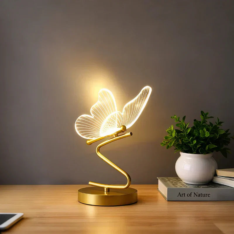 Veliora - Butterfly Wings Table Lamp