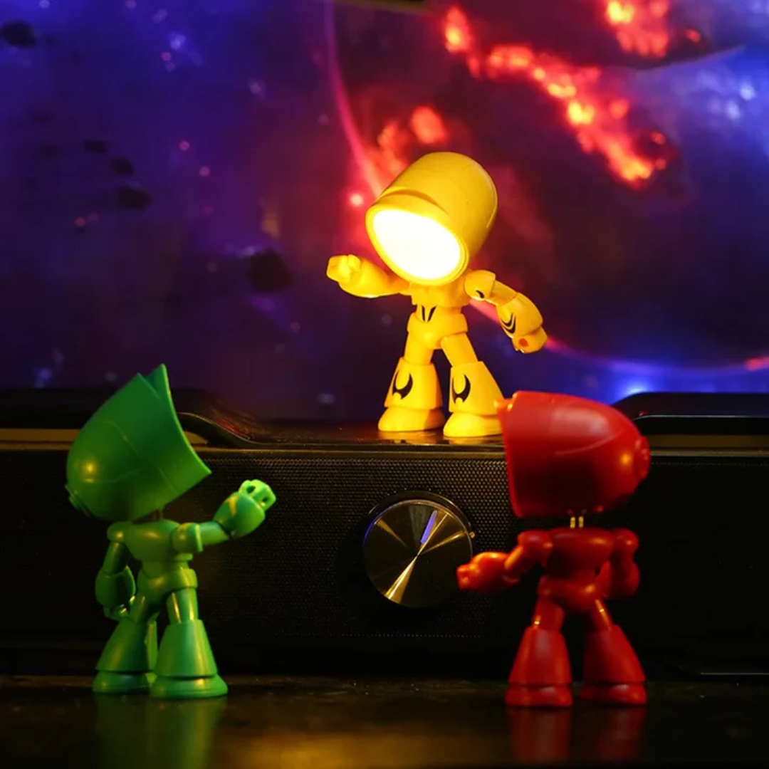 Novaryn – Modern Robot Inspired LED Table Lamp 1 Light