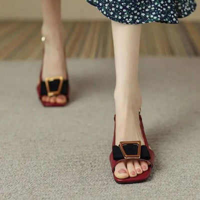 Eva - block heel sandals with buckle