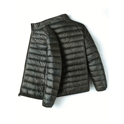 Kees - Lightweight warm jacket with zipper and stand-up collar