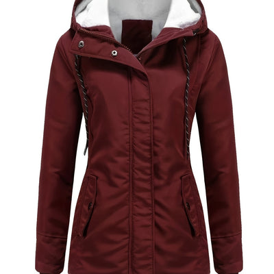 Sophie | Stevige lange parka met capuchon