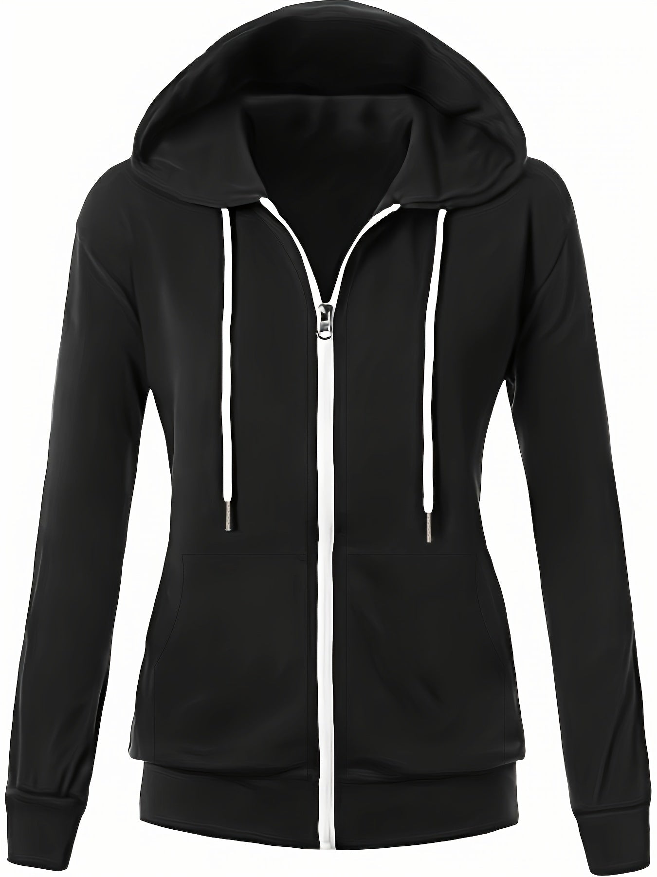 Sophie | Casual hoodie met contrastkleurige trim en zak