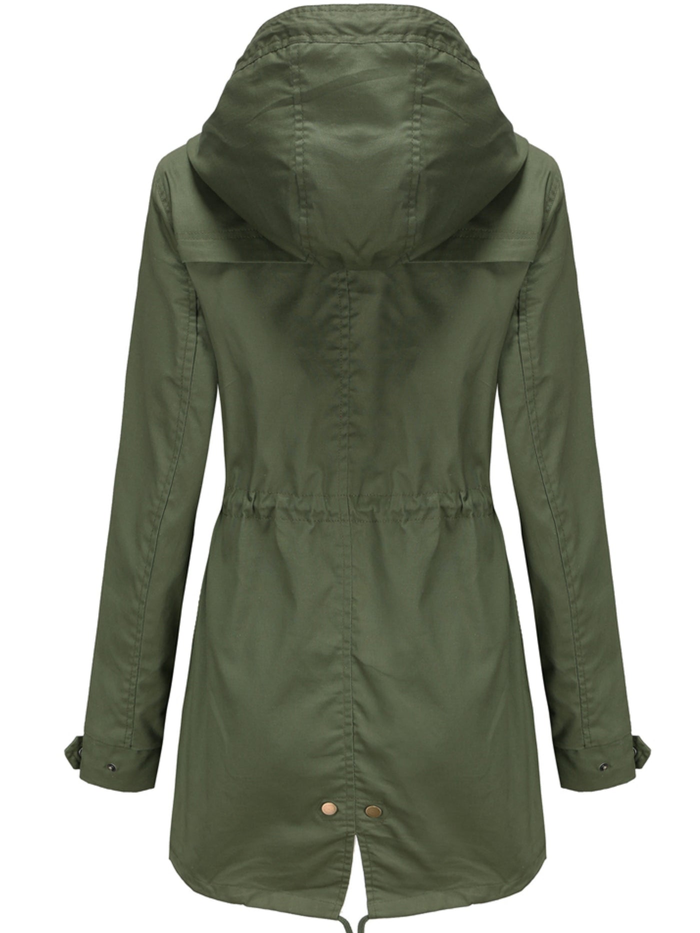 Emilia | Hoodie parka jacket with drawstring waist