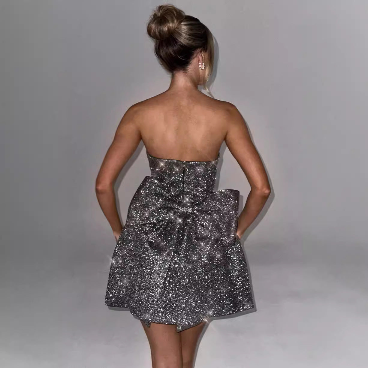 Lila - Dames Mouwloze Buis Top A-Line Jurk