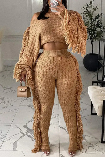 Kaianna - Cozy Knitted Outfit Set for Women