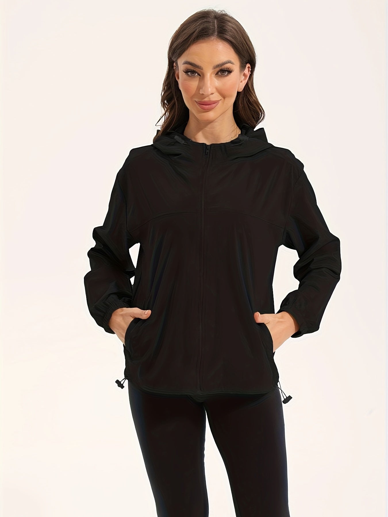 Lotte | Lightweight water-repellent sports jacket with hood