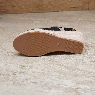 Robin | Comfortabele espadrille wedgesandalen