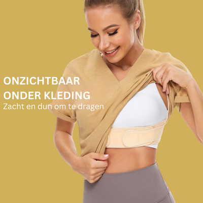 Onzichtbare houdingscorrector voor een perfecte, pijnvrije houding