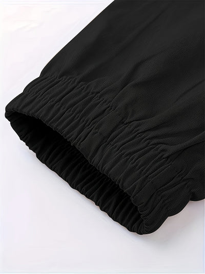 Lotte | Elegante effen kleur vrouwenbroek met knopdetail