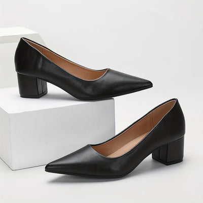 Elena | Sturdy women's heels with pointed toe