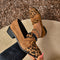 Lola | Chic leopard print women's loafers with a bow