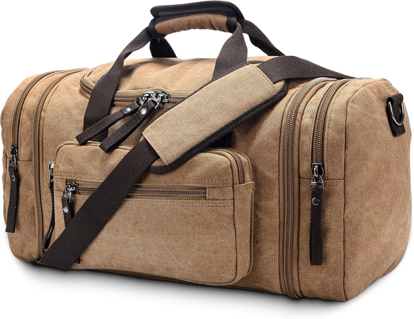FlexVoyager - Canvas Uitbreidbare Weekendtas