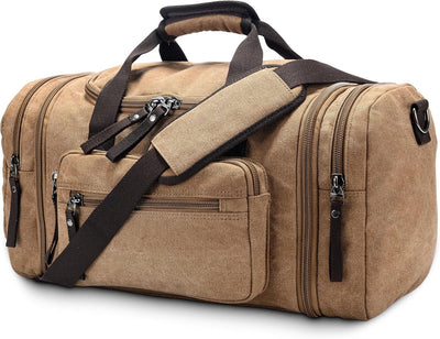FlexVoyager - Canvas Uitbreidbare Weekendtas