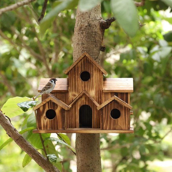 WillowNest functioneel houten vogelhuisje