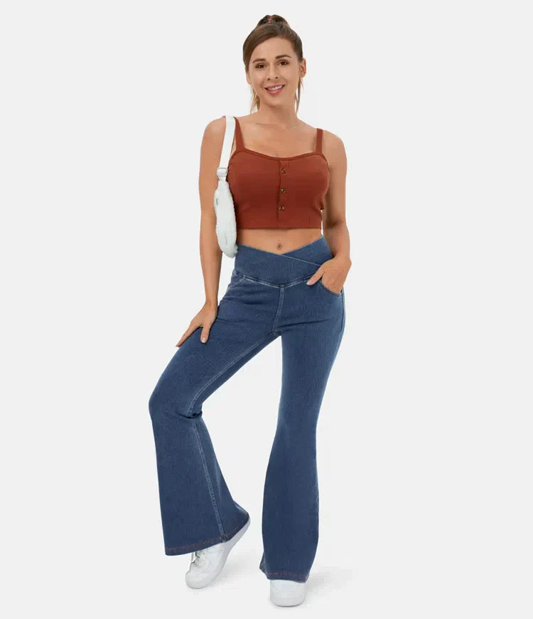 Nimerah - FlexDenim Active Leggings