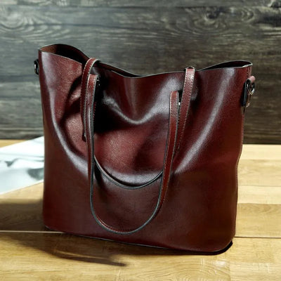 Recta - Vintage leren schoudertas