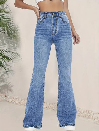 Lotte | Stylish high-waisted flared jeans