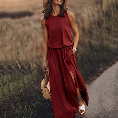 Elegante Kleurrijke Dames Maxi Jurk