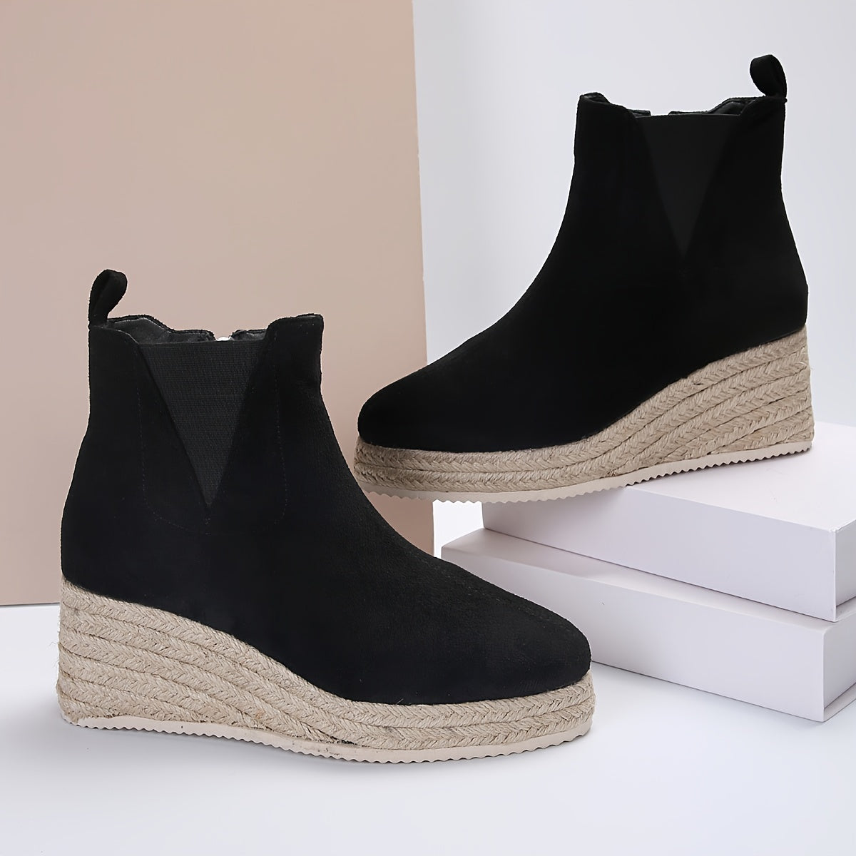 Elin | Women's wedge heel short boots