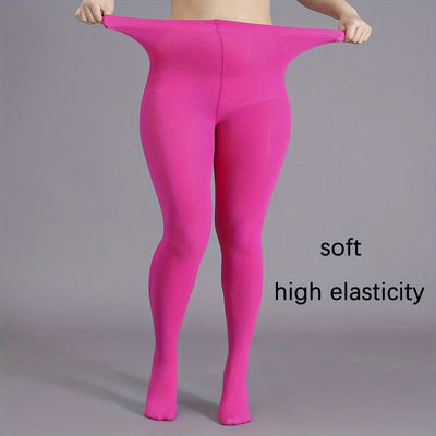 Fleur | Casual pantyhose in large sizes, 80D elastic and ultra-soft