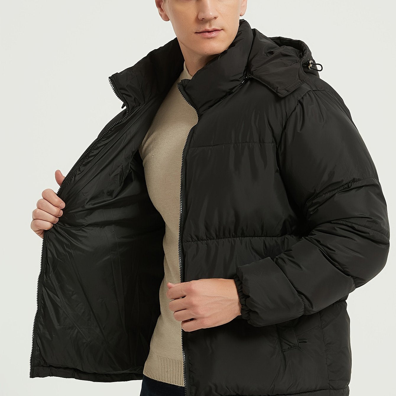 | Jurre | Zwarte klassieke puffer parka