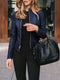 Nina | PU leren bomberjack met rits