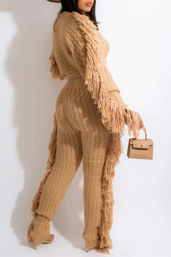 Kaianna - Cozy Knitted Outfit Set for Women