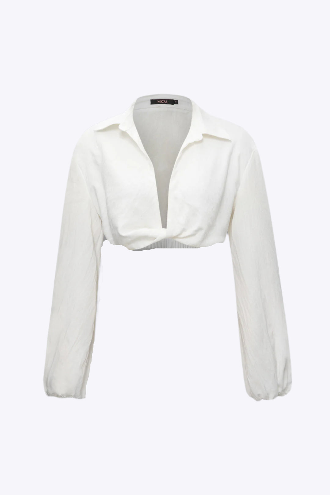 Sidonie - Stijlvolle Twist Blend Dames V-hals Shirt