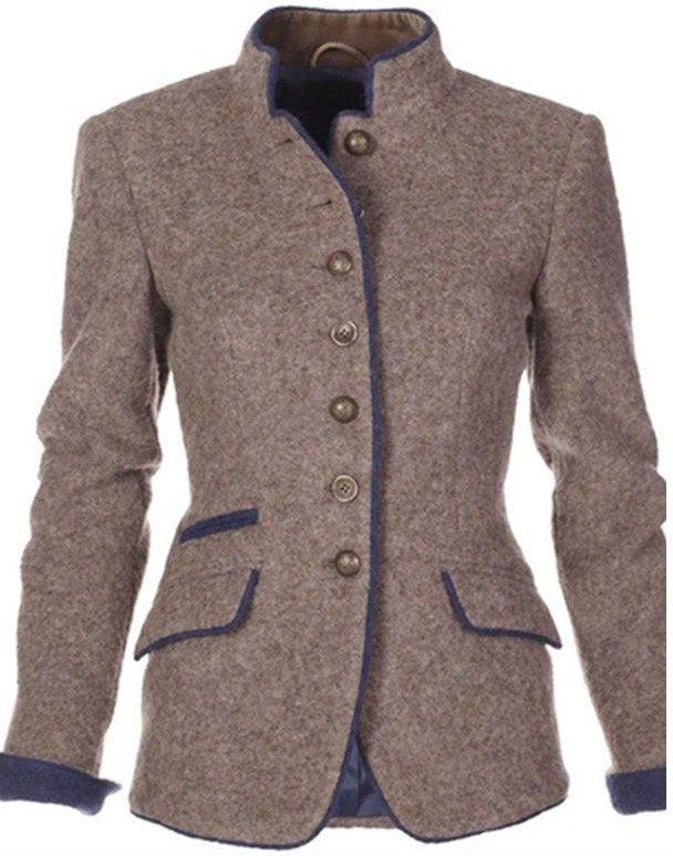 Elegant | Effen zakelijk vest met lange mouwen