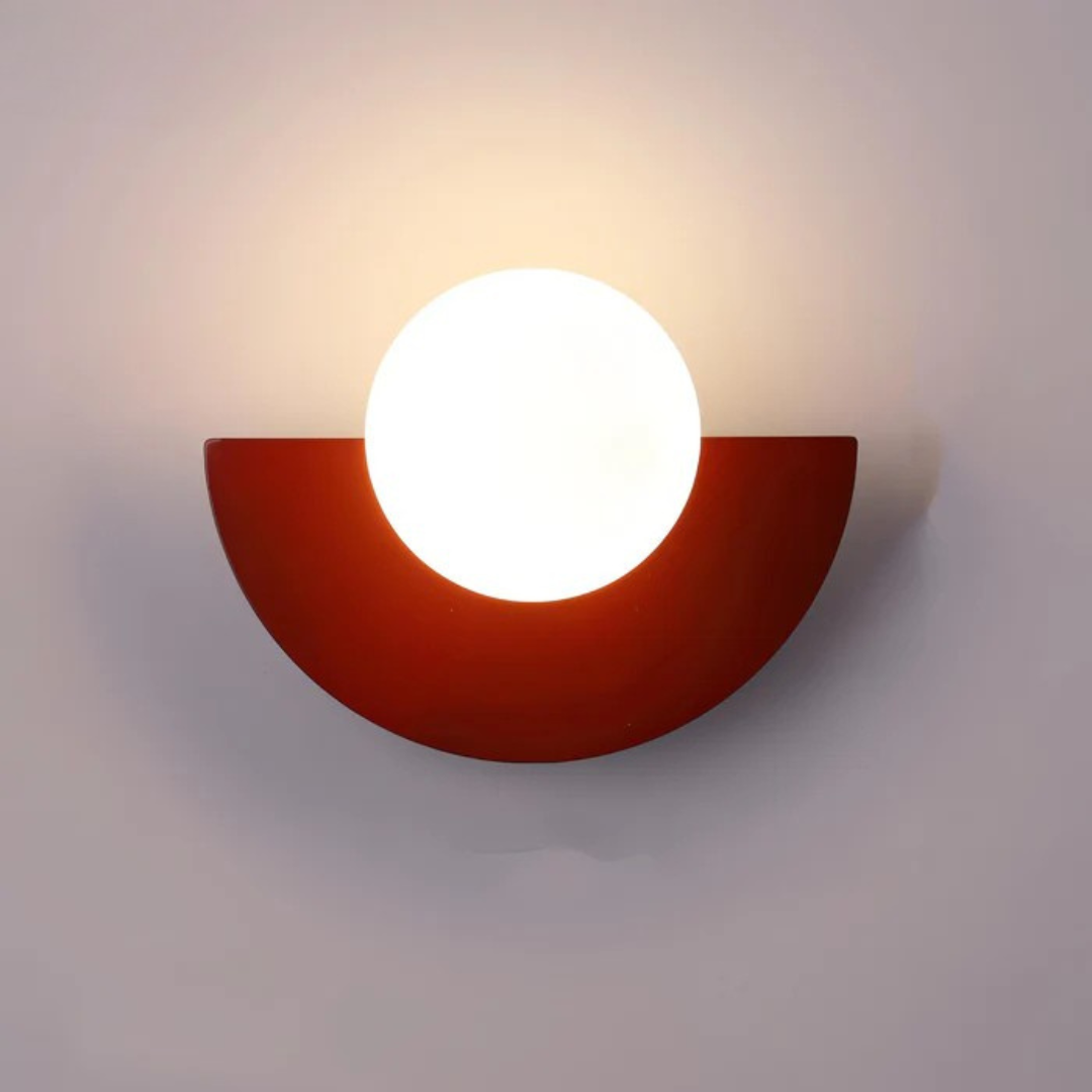 Doniar – Modern Minimalist Glass Globe LED Wall Sconce 1 Light