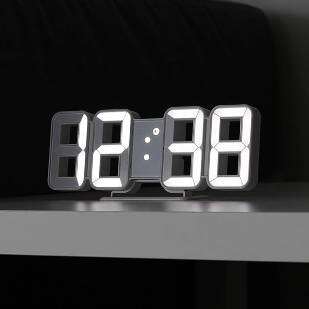 Vevora – 3D LED Digital Wall Clock With USB