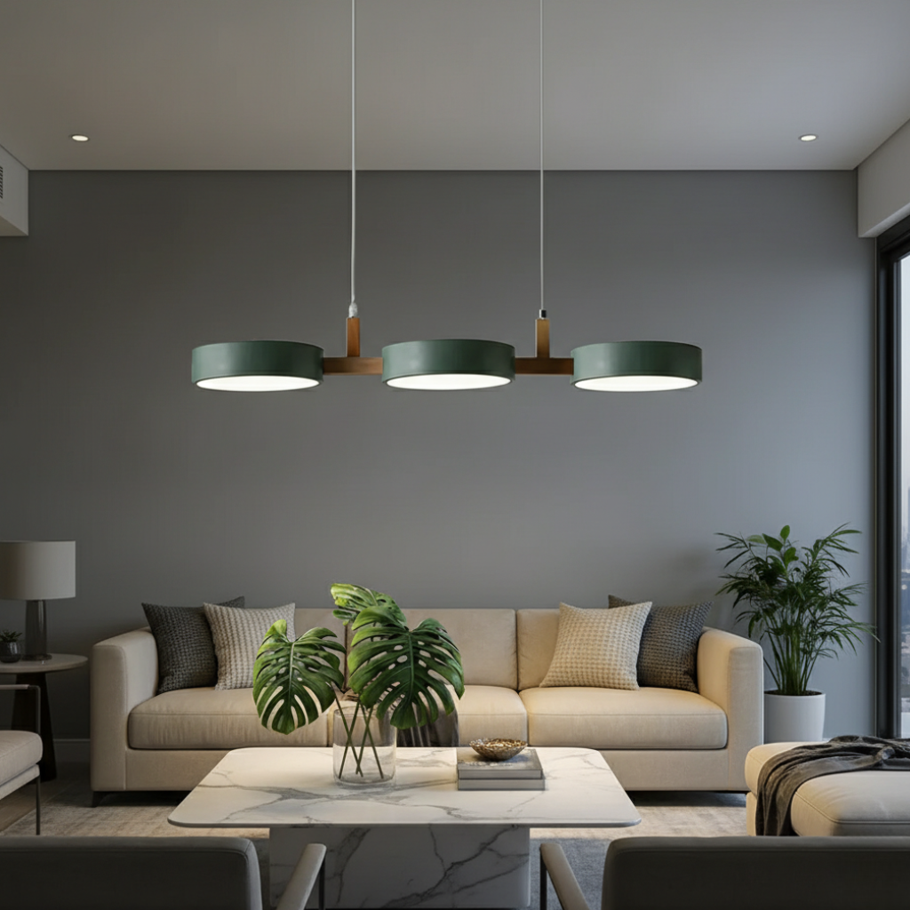 Trestra - Linear Pendant Light Scandinavian Design for Dining and Kitchen