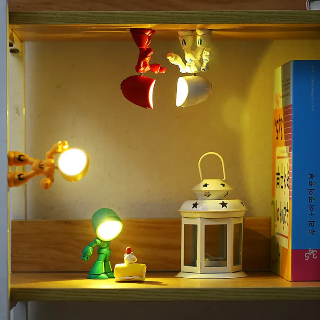 Novaryn – Modern Robot Inspired LED Table Lamp 1 Light