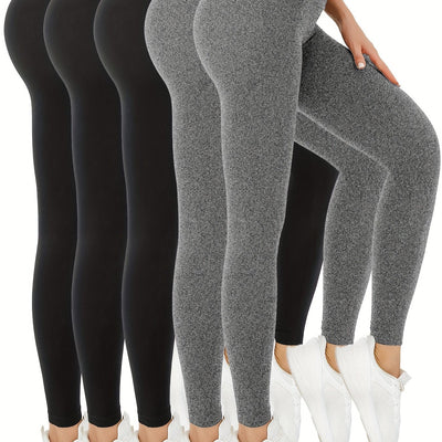Sara | 5-pack hoge taille leggings