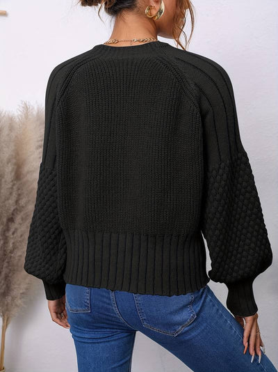 Esmée | Cardigan with lantern sleeves