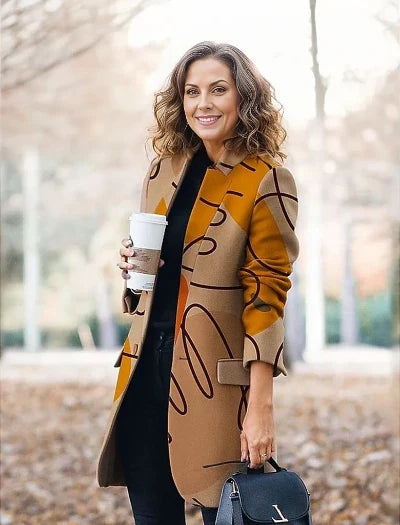 Sanny - Moderne Abstracte Jas voor Vrouwen