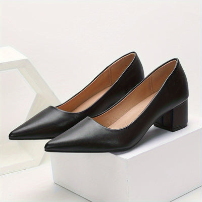 Elena | Sturdy women's heels with pointed toe