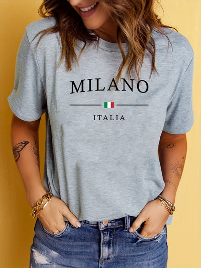 Esmée | Italiaans geïnspireerd print T-shirt