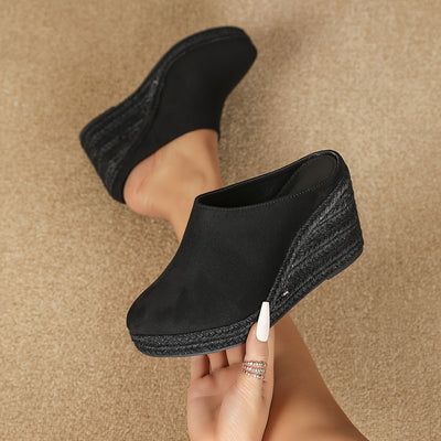 Luna | Comfortable backless espadrille heels