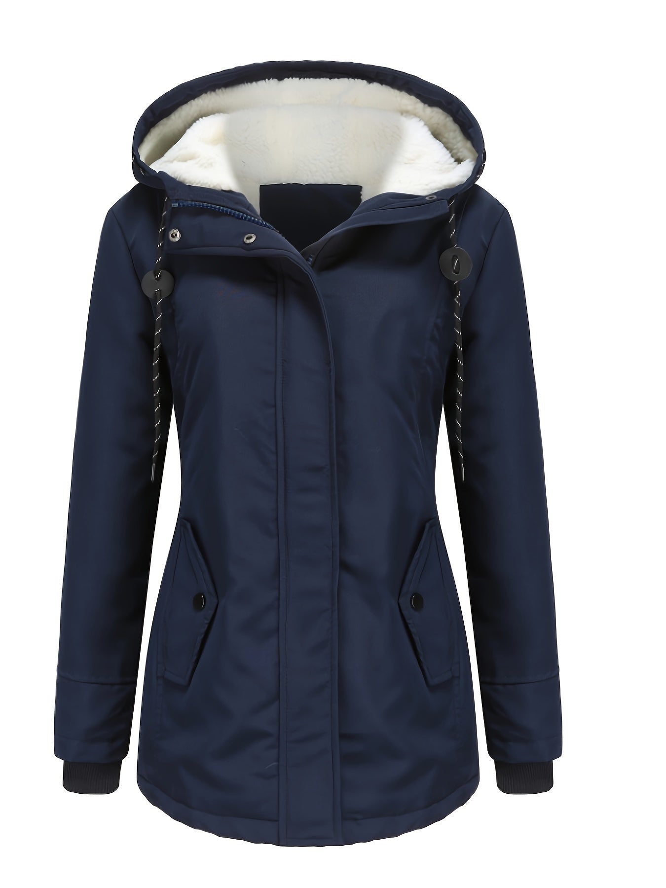 Sophie | Stevige lange parka met capuchon