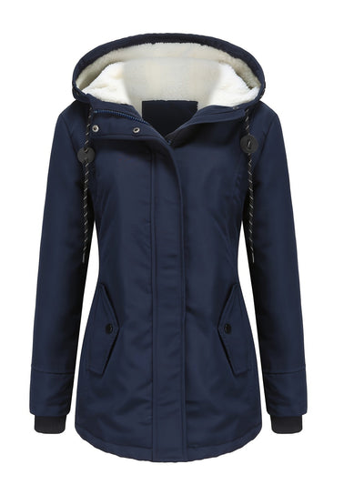 Sophie | Stevige lange parka met capuchon